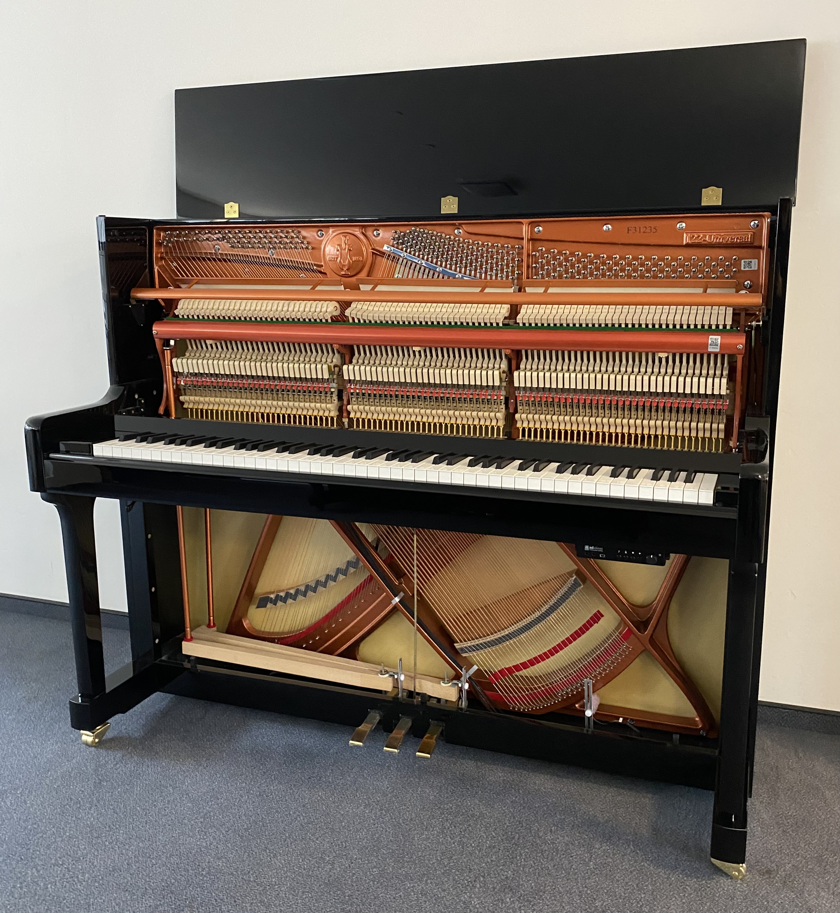 Feurich 122 Universal Klavier AdSilent